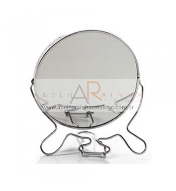 ESPELHO REDONDO COM LENTE DE AUMENTO
